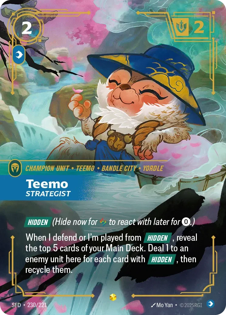 Teemo - Strategist (Overnumbered) - 230/221 (SFD) Showcase
