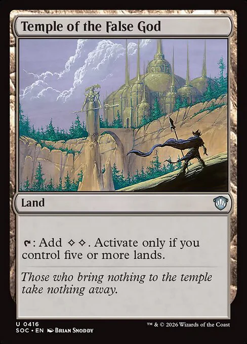 Temple of the False God [ #0416 ] (SOC-U)