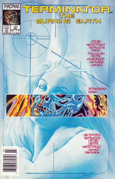Terminator the Burning Earth (1990 Series) #1-5 Comic Bundle (Complete Series) - Image 5
