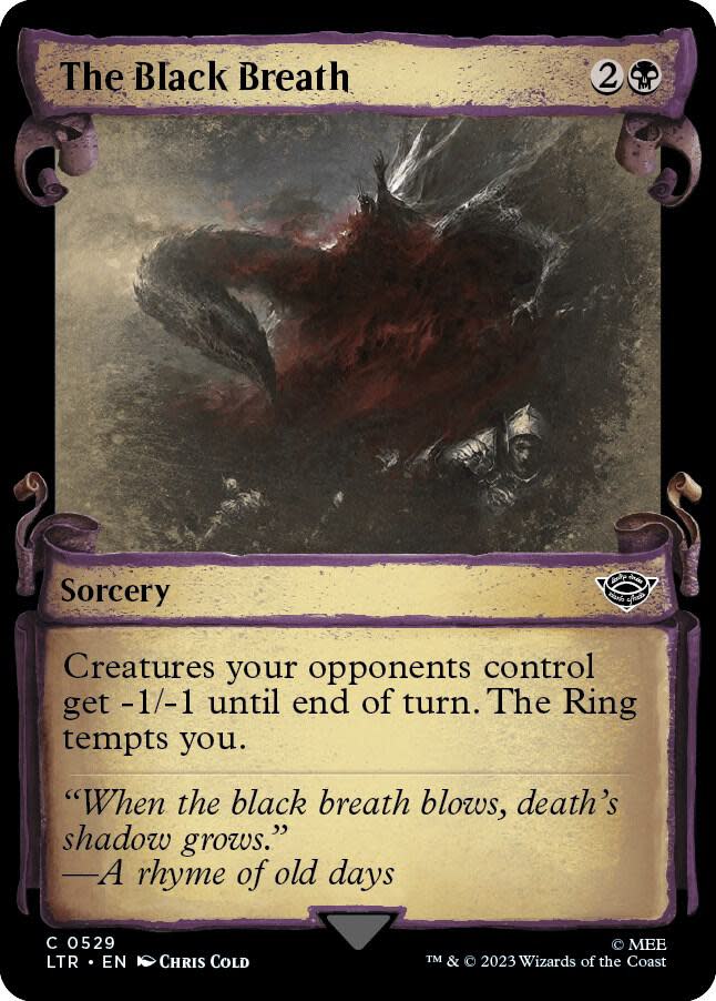 The Black Breath [#0529 Showcase Scrolls] (LTR-C)