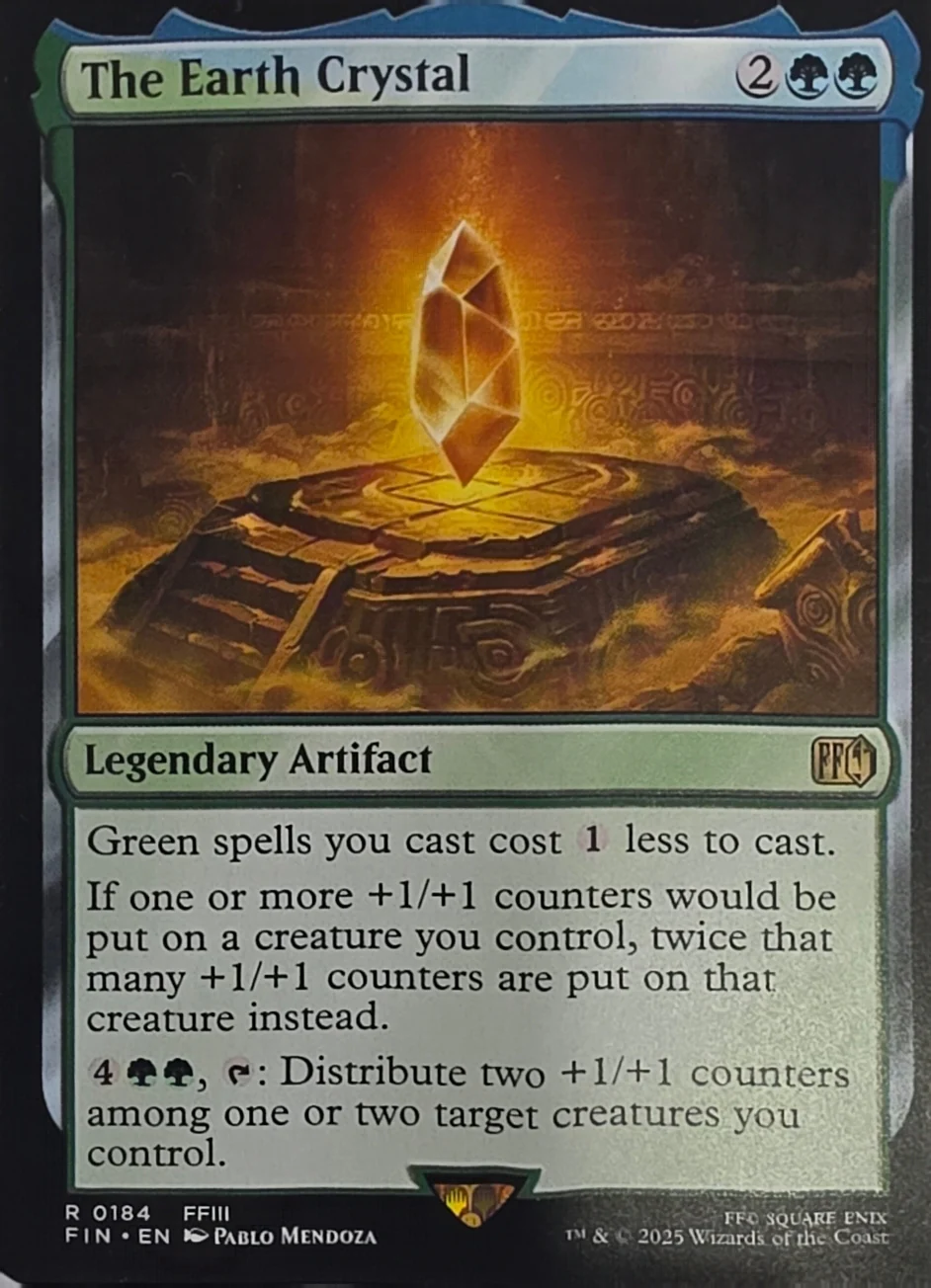 The Earth Crystal [ #0184 ] (FIN-R) Normal Near Mint Misprint