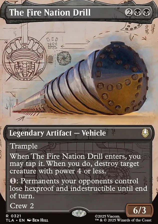 The Fire Nation Drill [ #0321 Borderless ] (TLA-R) - Image 2