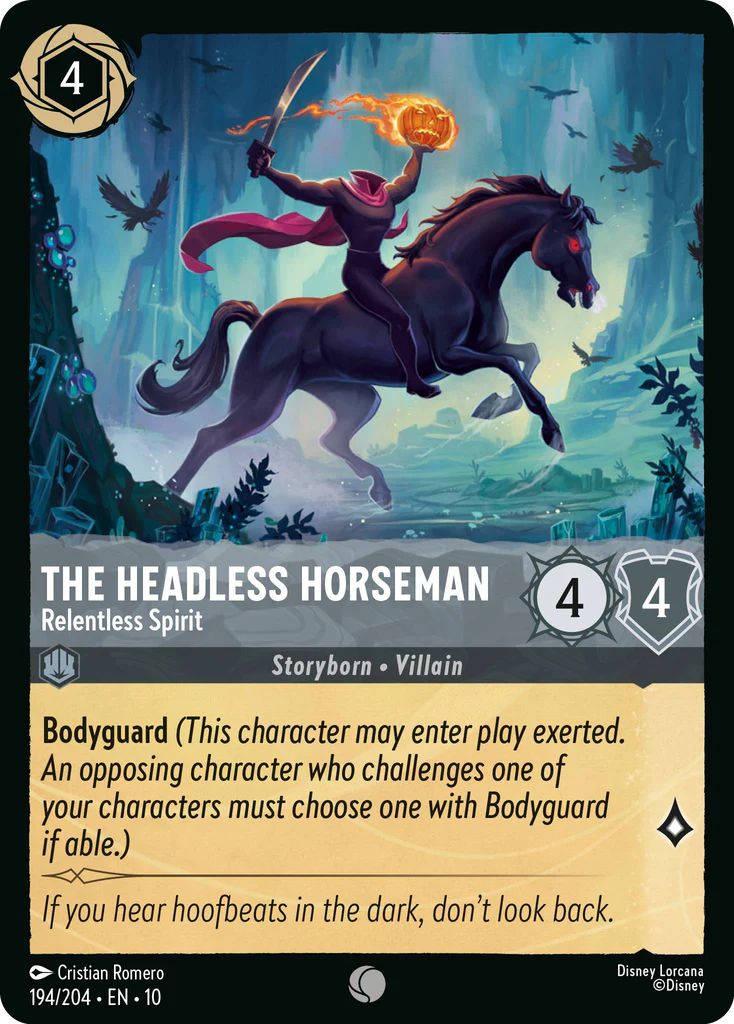 The Headless Horseman - Relentless Spirit (194/204 - Whispers in the Well) Common