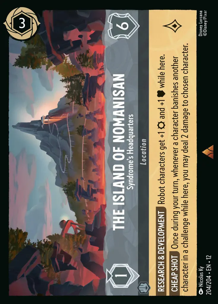 The Island of Nomanisan - Syndrome's Headquarters (Wilds Unknown - 204/204) Rare