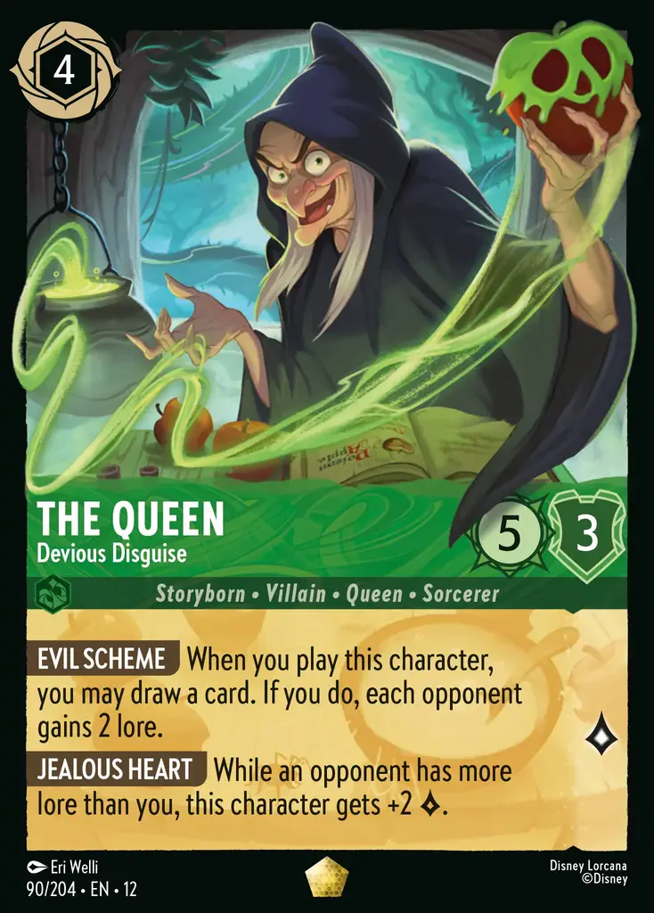 The Queen - Devious Disguise (Wilds Unknown - 090/204) Legendary