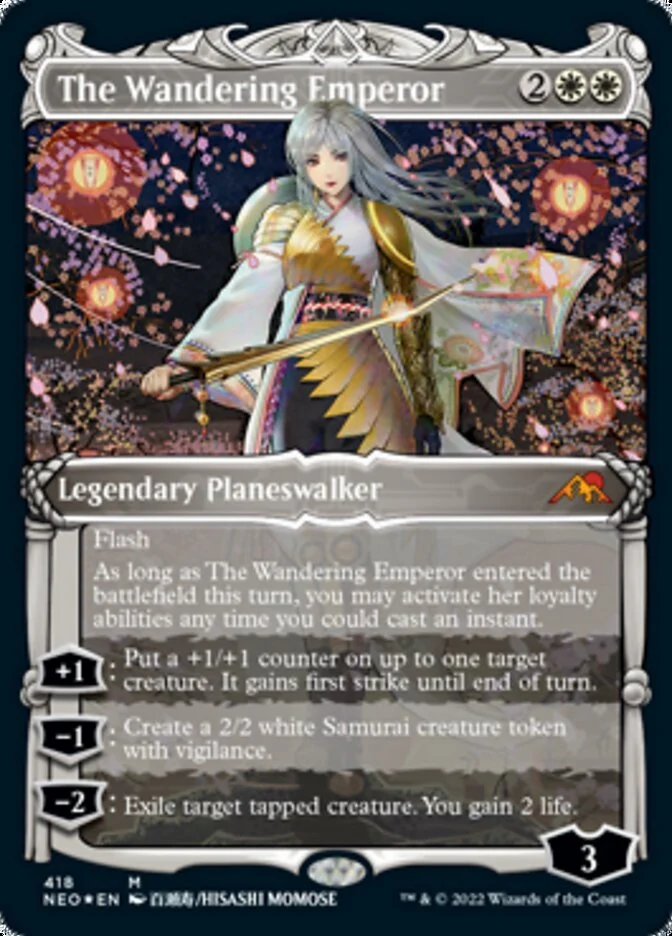 The Wandering Emperor [ #418 Etched Foil ](NEO-M)