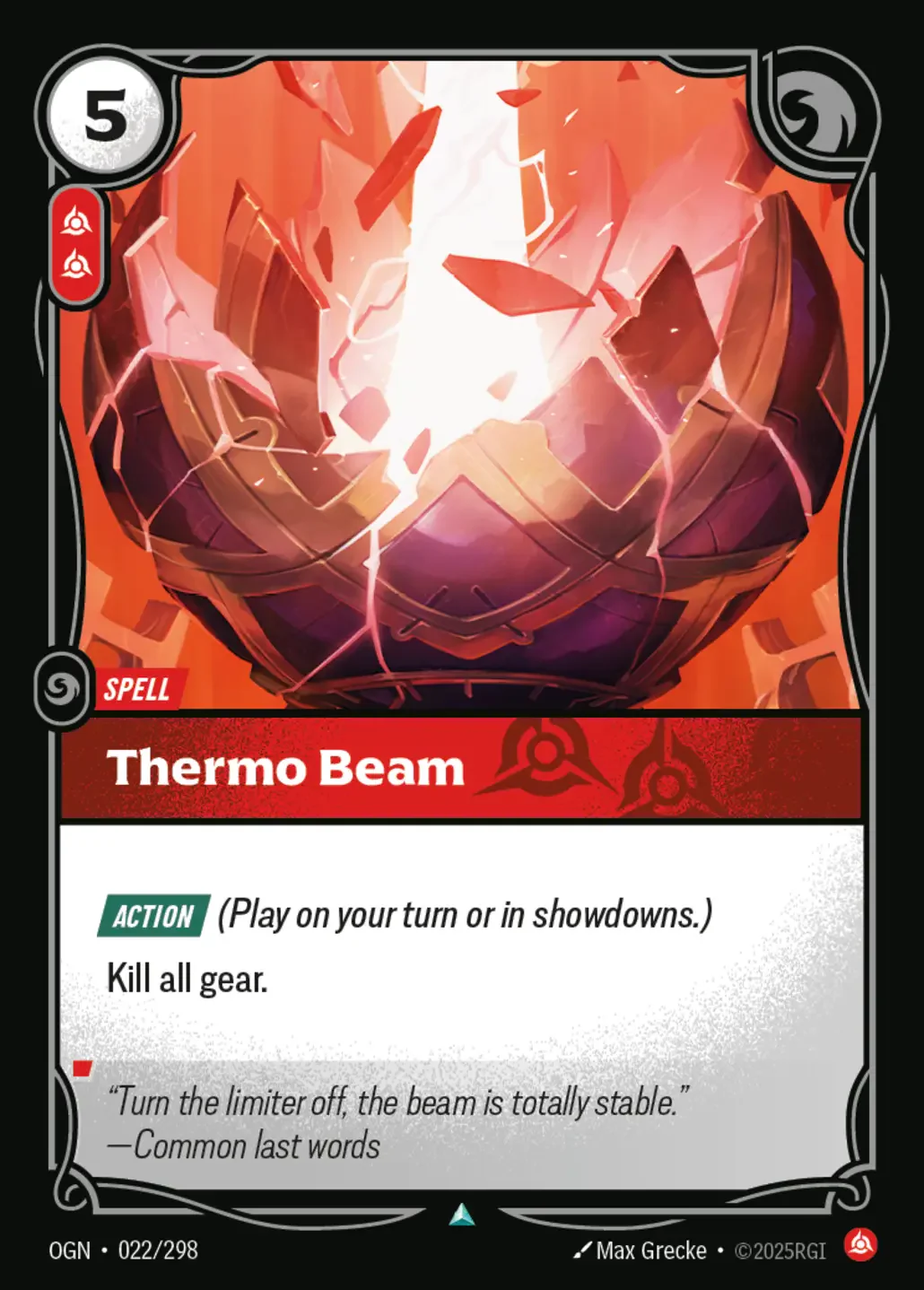 Thermo Beam - 022/298 (OGN) Uncommon