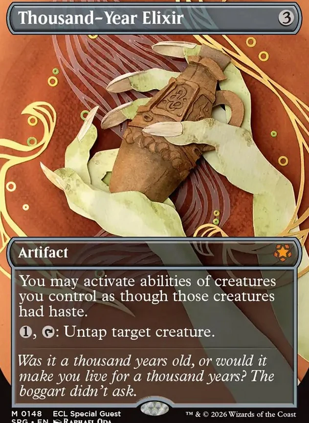 Thousand-Year Elixir [ #0148 Borderless ] (SPG-M) - Image 2