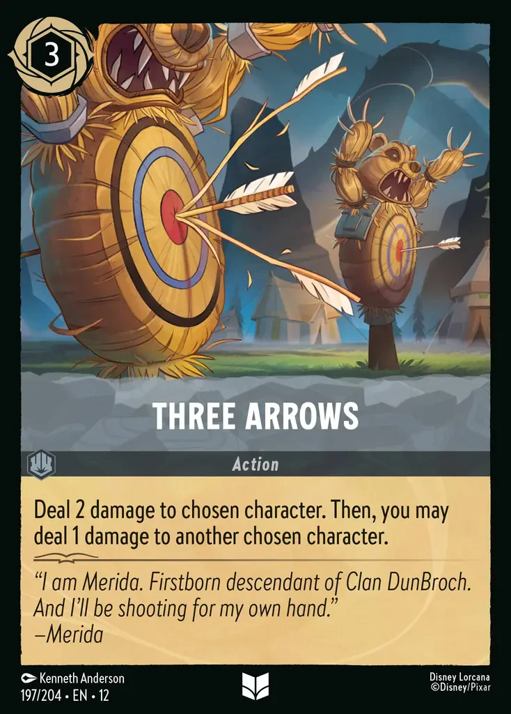 Three Arrows (Wilds Unknown - 197/204) Uncommon