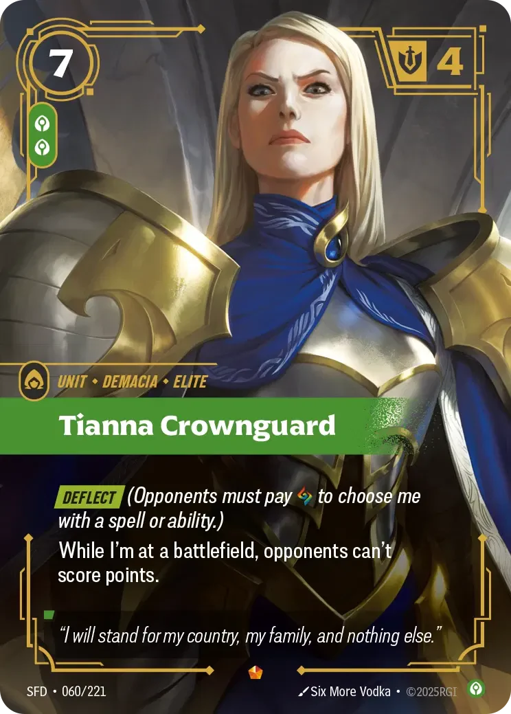 Tianna Crownguard - 060/221 (SFD) Epic