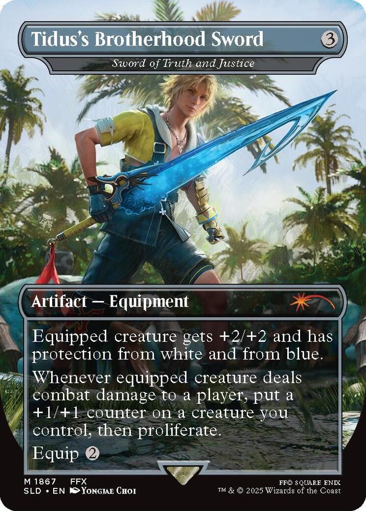 Tidus's Brotherhood Sword - Sword of Truth and Justice [#1867] (SLD-R)
