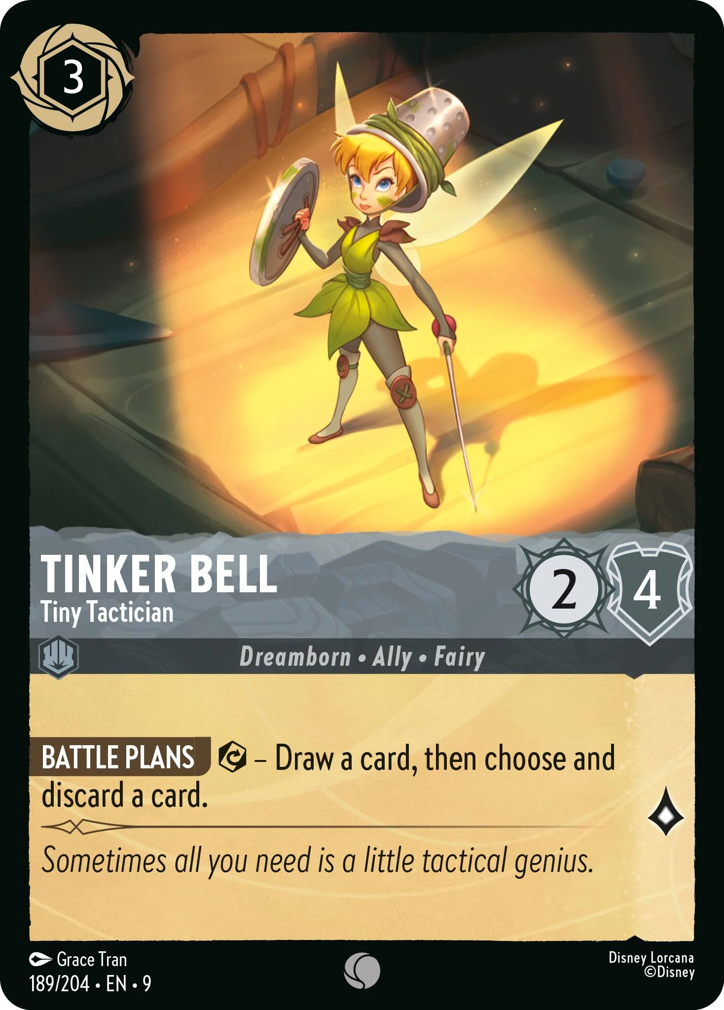 Tinker Bell - Tiny Tactician (Fabled - 189/204)  Common