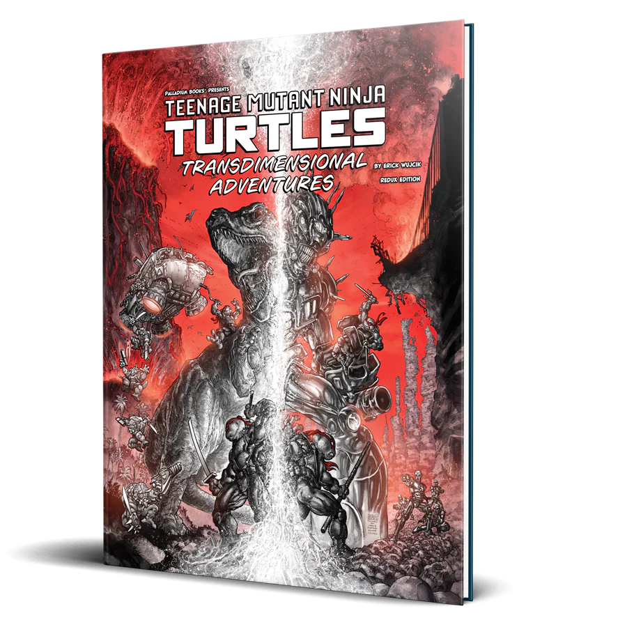 TMNT & Other Strangeness RPG: Transdimensional Adventures Redux Edition - Black White & Red Edition