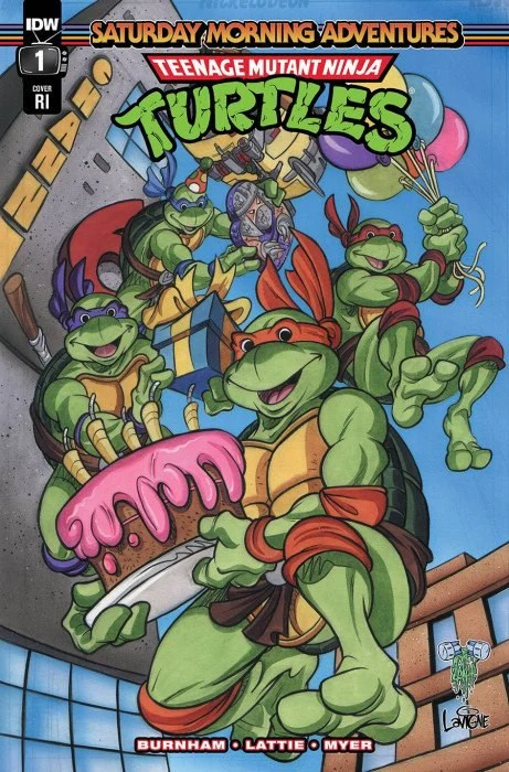 TMNT SATURDAY MORNING ADVENTURES #1 CVR D LATTIE (1:10)