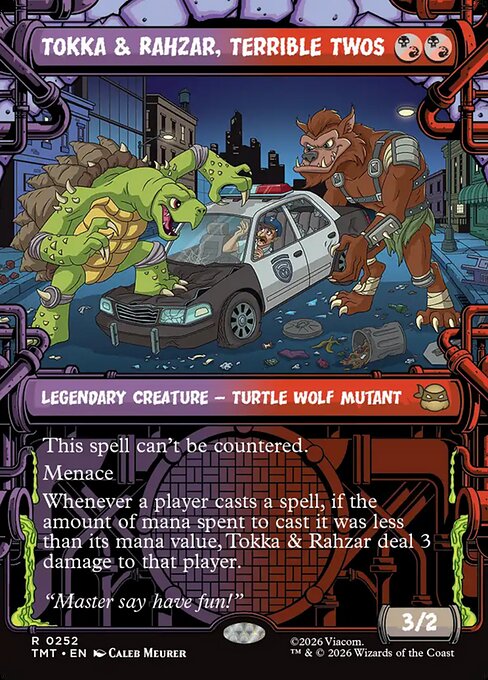 Tokka & Rahzar, Terrible Twos [ #0252 Sewer Frame Showcase ] (TMT-R)