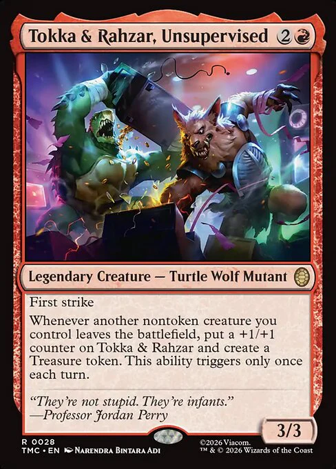 Tokka & Rahzar, Unsupervised [ #0028 Surge Foil ] (TMC-R)