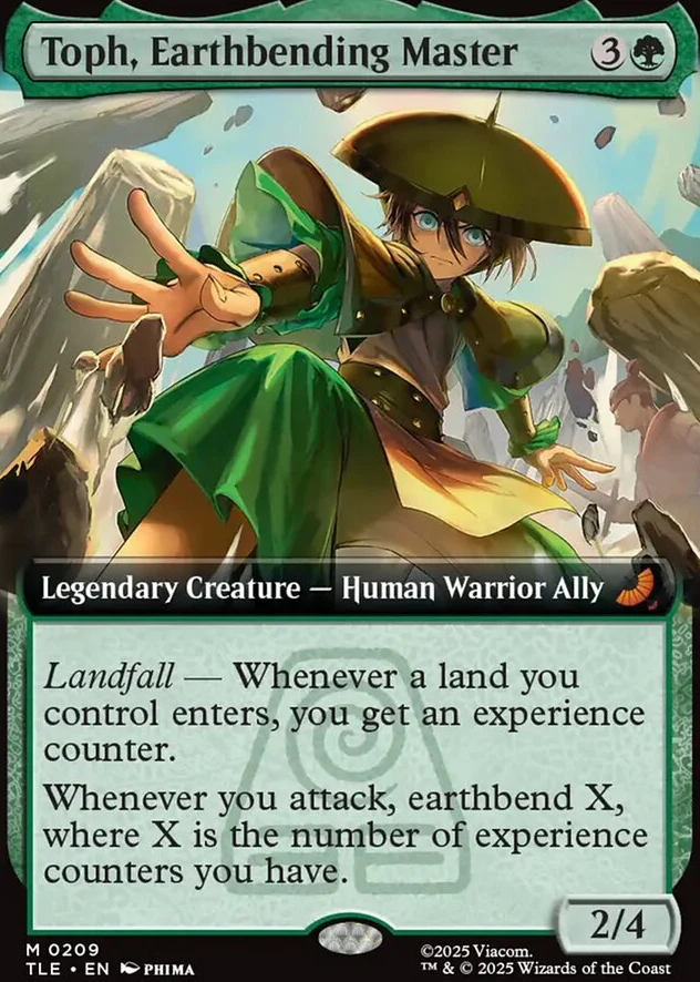 Toph, Earthbending Master [ #0209 Extended Art ] (TLE-M) - Image 2