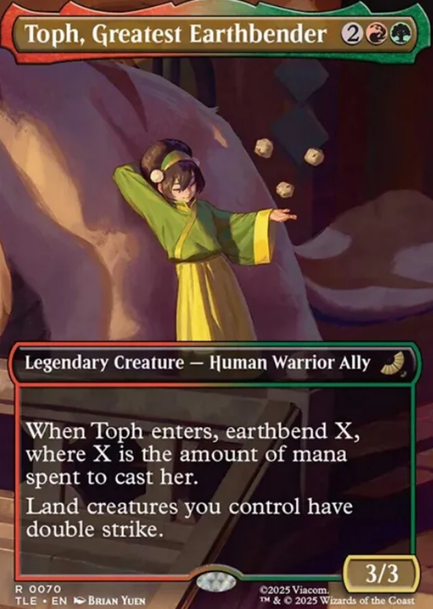 Toph, Greatest Earthbender [ #0070 Borderless ] (TLE-M) - Image 2