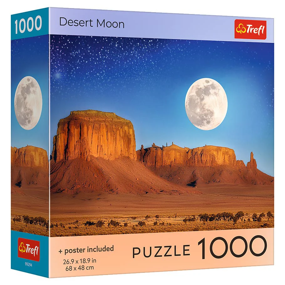 Trefl: Red Puzzle 1000 Piece - Desert Moon