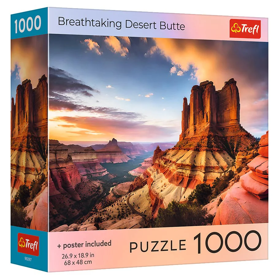 Trefl: Red Puzzle 1000 Piece - Breathtaking Desert Butte