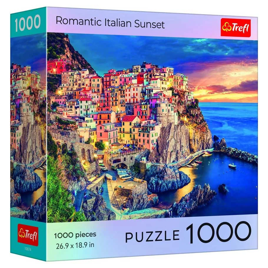 Trefl: Red Puzzle 1000 Piece - Romantic Italian Sunset