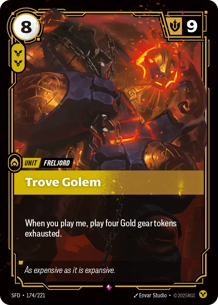 Trove Golem - 174/221 (SFD) Rare