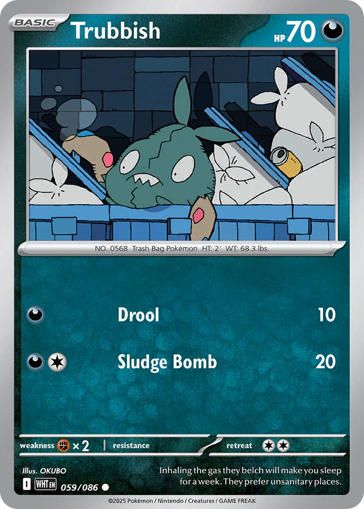 Trubbish (Poke Ball Pattern) - 059/086 (WHT) Common