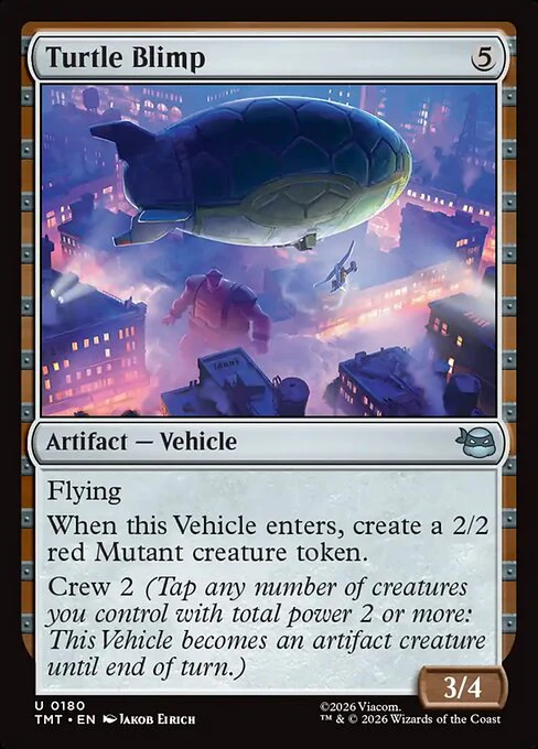 Turtle Blimp [ #0180 ] (TMT-U) - Image 2