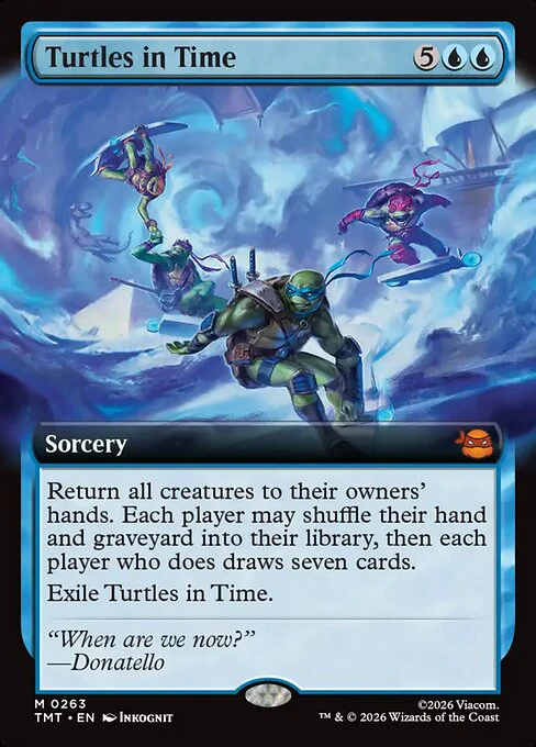 Turtles in Time [ #0263 Extended Art ] (TMT-M)