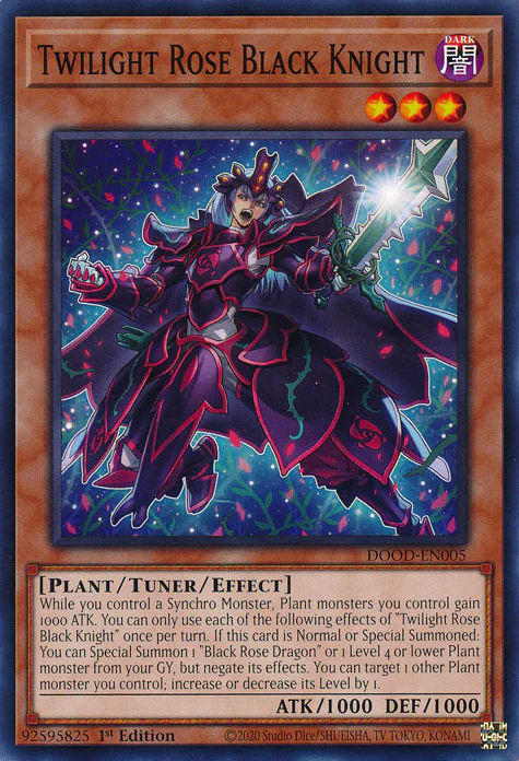Twilight Rose Black Knight (DOOD-EN005)