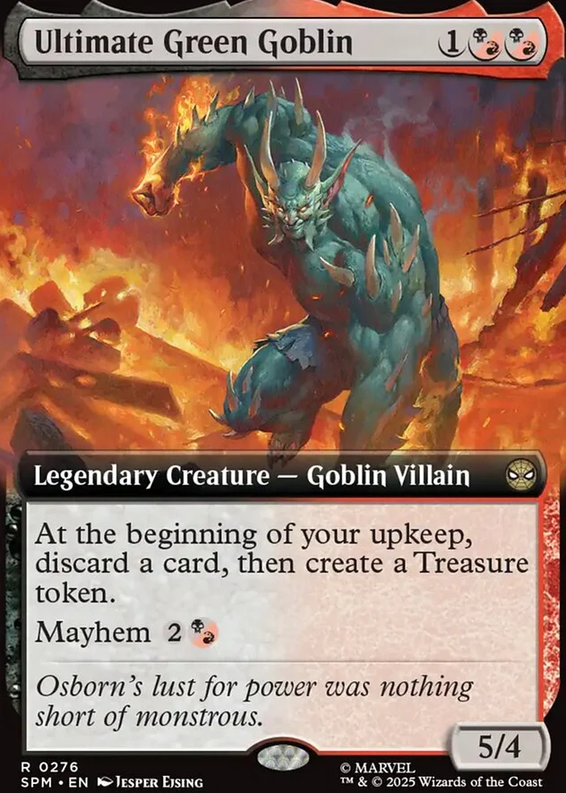 Ultimate Green Goblin [ #0276 Extended Art ] (SPM-R) - Image 2