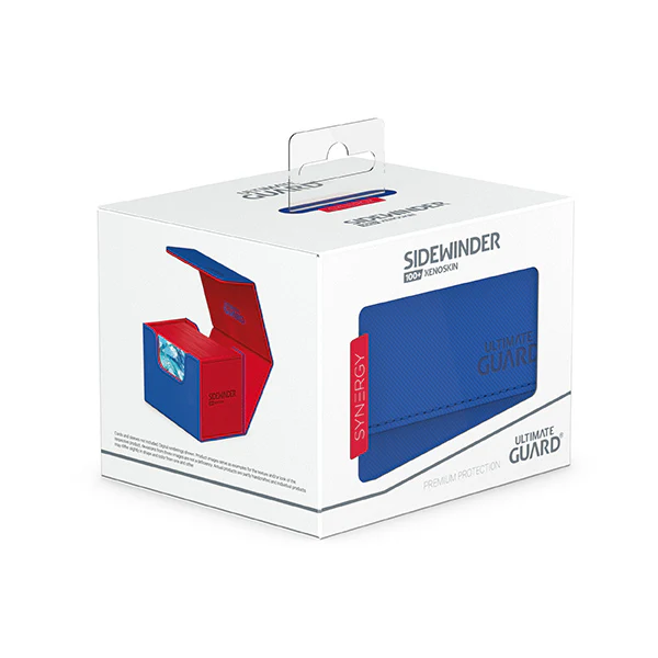 Ultimate Guard: Deck Case - Sidewinder 100+ Synergy - Blue/Red