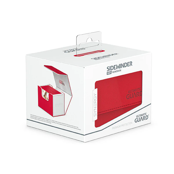 Ultimate Guard: Deck Case - Sidewinder 100+ Synergy - Red/White