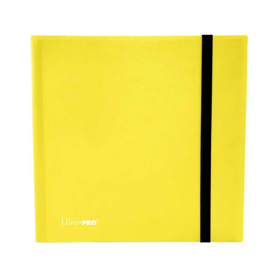 Ultra-PRO: 12-Pocket PRO-Binder - Eclipse: Lemon Yellow - Image 2
