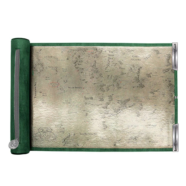 Ultra-PRO: Dice Scroll - D&D Artifacts Across Eternities- Drizzt & the Forgotten Realms Map