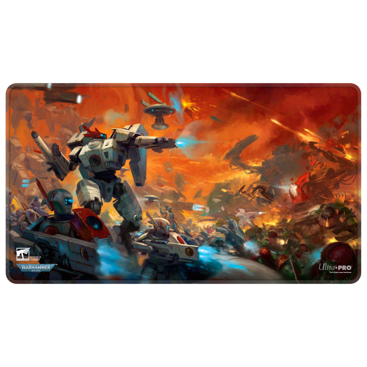 Ultra-PRO: Playmat Stitched Edge - Warhammer 40k: T'au Empire Codex Aligned - Image 2