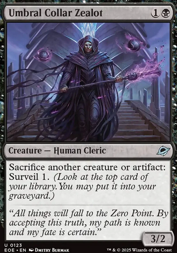 Umbral Collar Zealot [ #0123 ] (EOE-U)