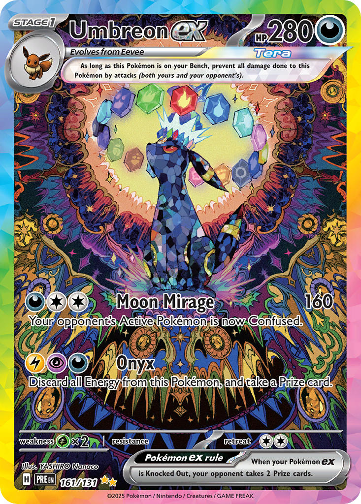Umbreon ex - 161/131 (PRE) Special Illustration Rare - Near Mint Holofoil