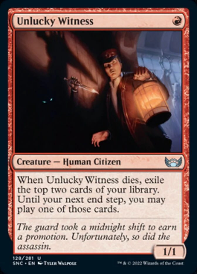Unlucky Witness [ #128/281 ] (SNC-U)
