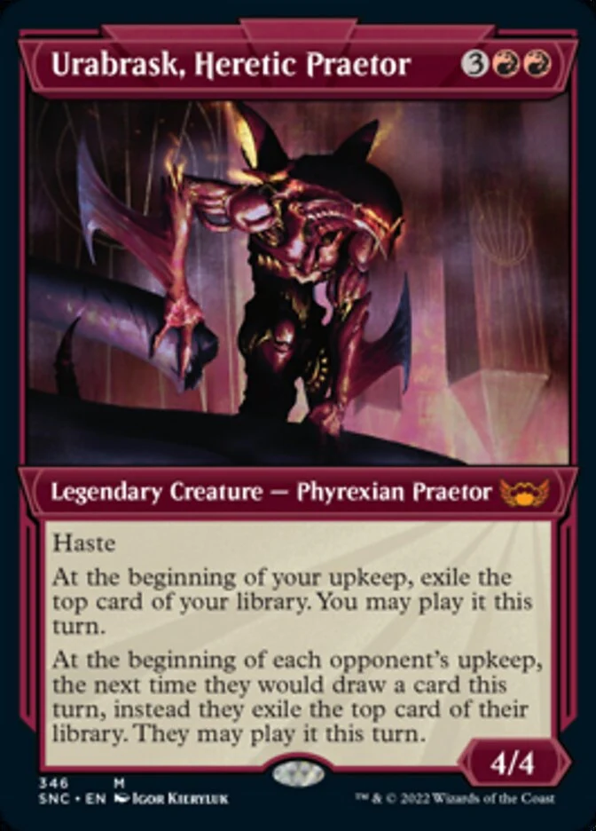 Urabrask, Heretic Praetor [ #346 Art Deco Showcase ] (SNC-M)