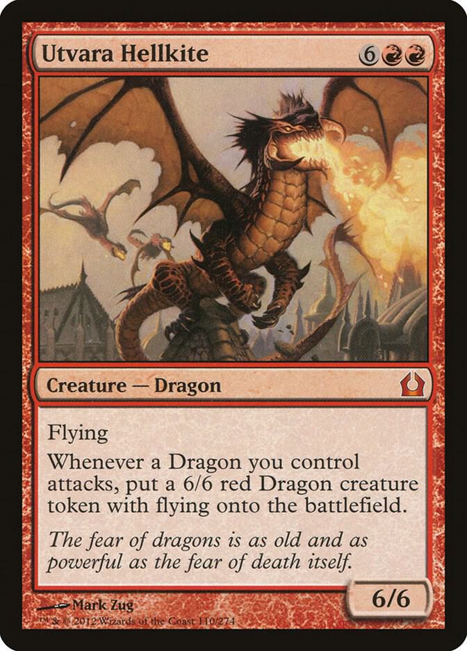 Utvara Hellkite (RTR-M-FOIL) Heavy Play