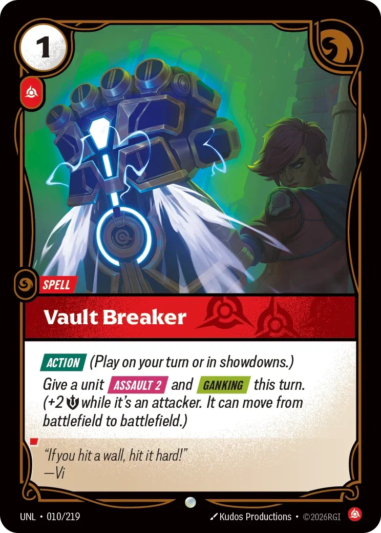 Vault Breaker - 010/219 (UNL)  Common