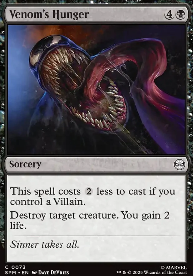 Venom's Hunger [ #0073 ] (SPM-C) - Image 2