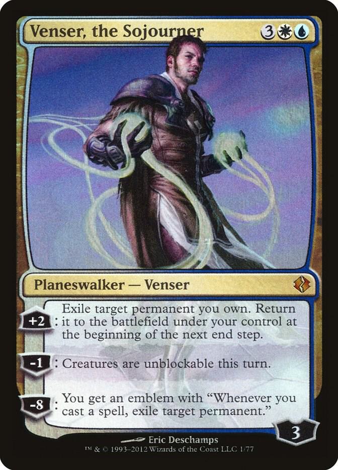 Venser, the Sojourner (DDI-M)//Emblem - Venser, the Sojourner - Duel Decks: Venser vs. Koth (DDI)