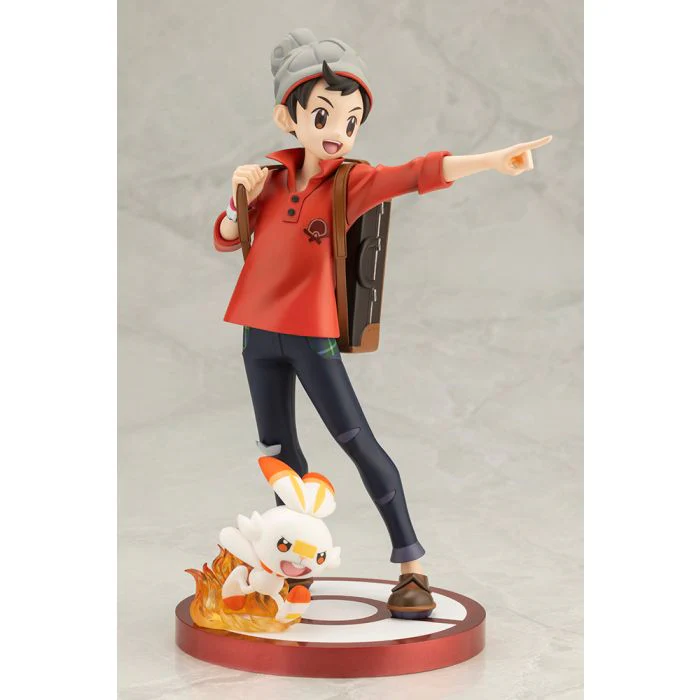 Victor with Scorbunny ARTFX J Statue