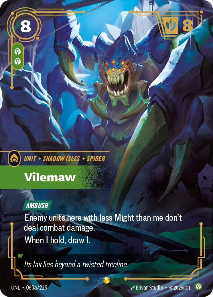 Vilemaw (Alternate Art) - 060a/219 (UNL)  Showcase