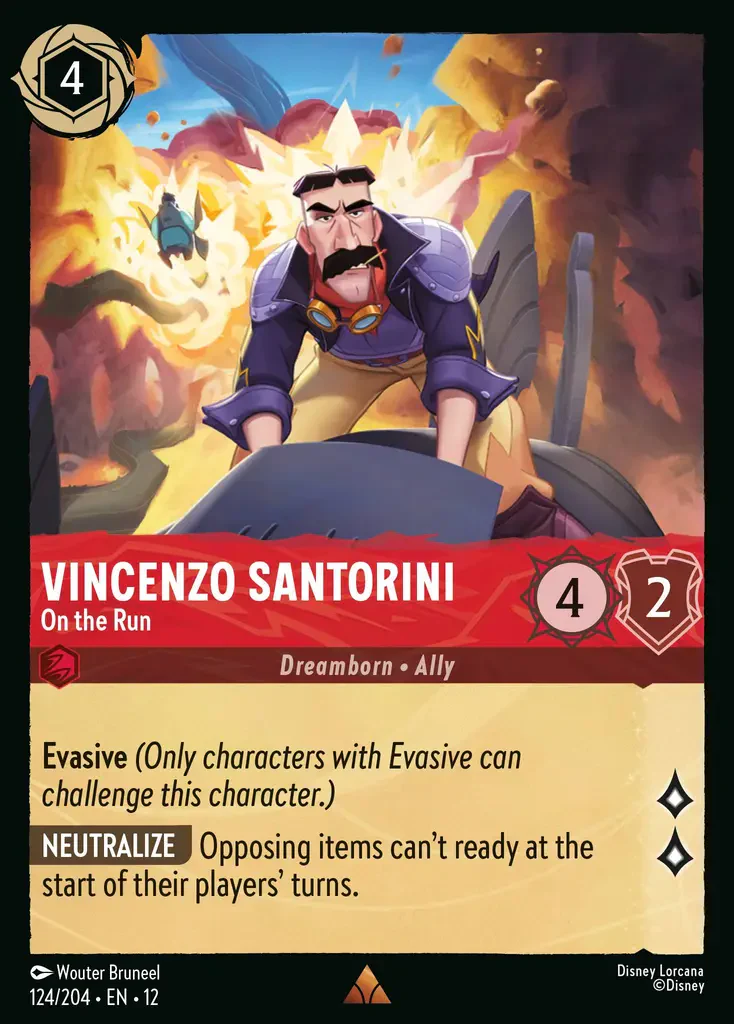 Vincenzo Santorini - On the Run (Wilds Unknown - 124/204) Rare