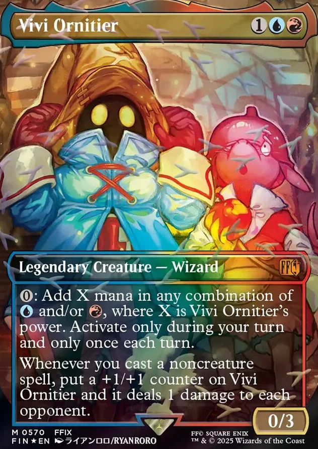 Vivi Ornitier [ #0570 Borderless Chocobo Track Foil ] (FIN-M)