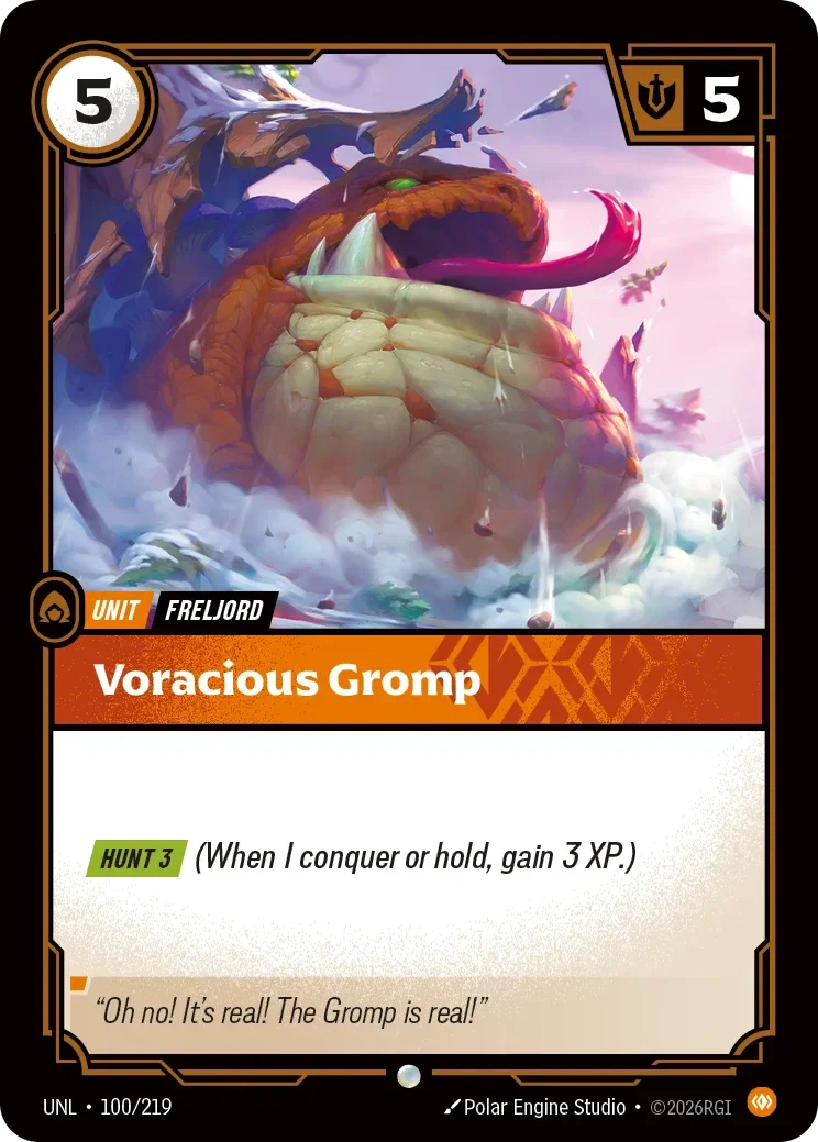 Voracious Gromp - 100/219 (UNL)  Common