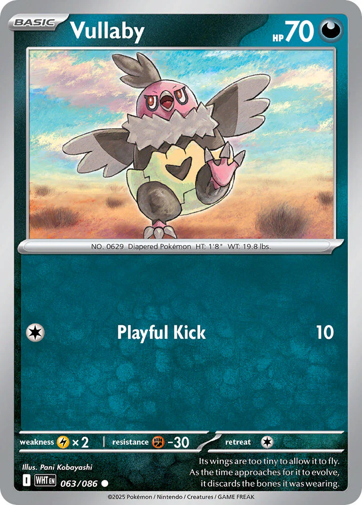 Vullaby (Master Ball Pattern) - 063/086 (WHT) Common